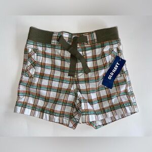 Old Navy Plaid Infant Boys Shorts, Size 0-3 & 3-6 Months